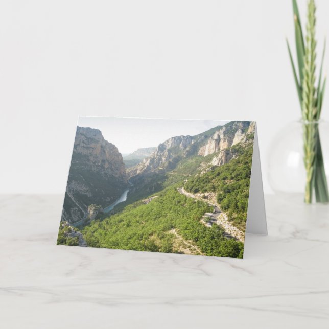 Gorges du Verdon, France Card (Front)