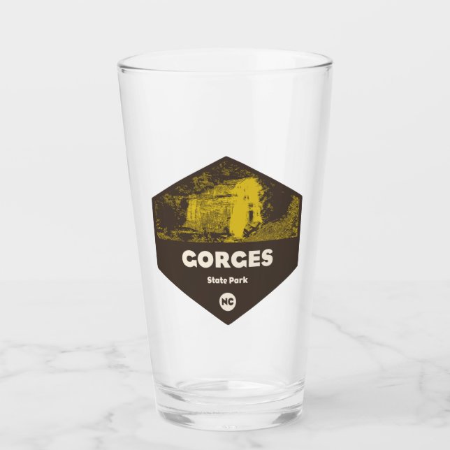 Gorges State Park North Carolina Glass (Front)