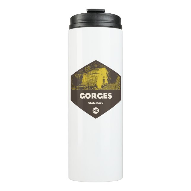 Gorges State Park North Carolina Thermal Tumbler (Front)