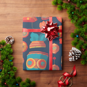 Gorgon Retro Colourful Personalized Pattern Wrapping Paper