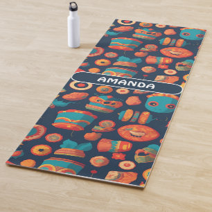 Gorgon Retro Colourful Personalized Pattern Yoga Mat
