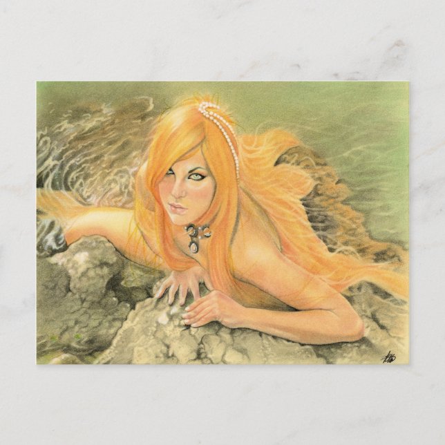 Gorgona Mermaid Postcard (Front)