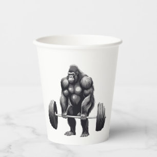 Gorila Deadlift Paper Cups