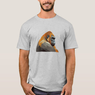 Gorilla Adorable Cute Animal Sleeping Relaxing Fun T-Shirt