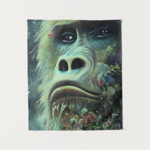 Gorilla and Plants  Tapestry