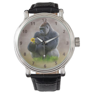 Gorilla and Yellow Daisy Watch
