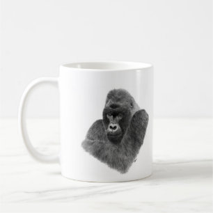 Gorilla Animal art Mugs