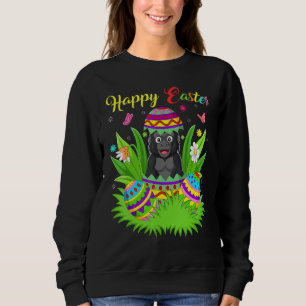 Gorilla Animal Floral Easter Egg Funny Gorilla Ea Sweatshirt