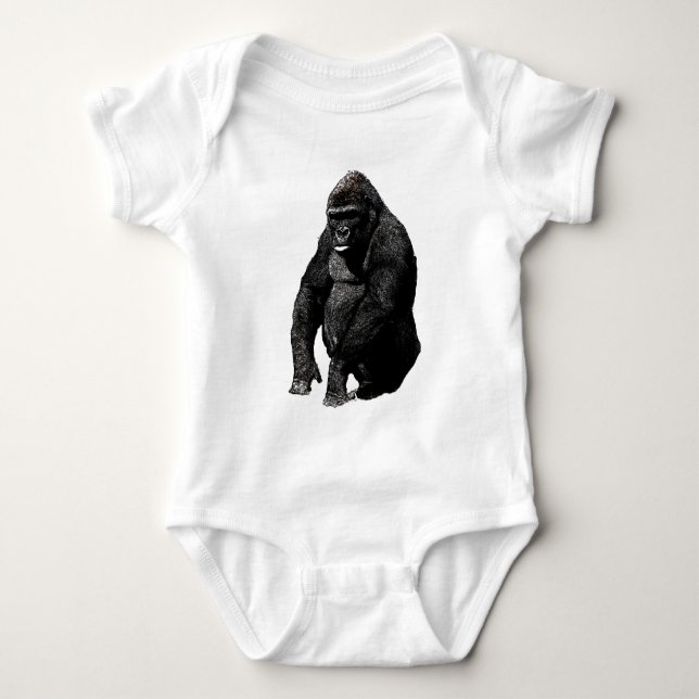 Gorilla Baby Bodysuit (Front)