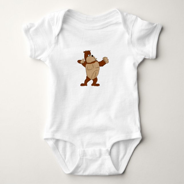 Gorilla Baby Bodysuit (Front)