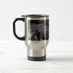 Gorilla Baby & Mom Piggyback Travel Mug