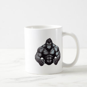 Gorilla Beast Bodybuilder Workout Gym Bodybuilding Coffee Mug