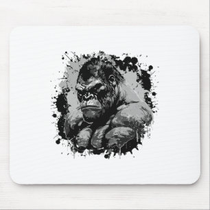 Gorilla Beast Muscles Workout Bodybuilding Boxing Mouse Pad