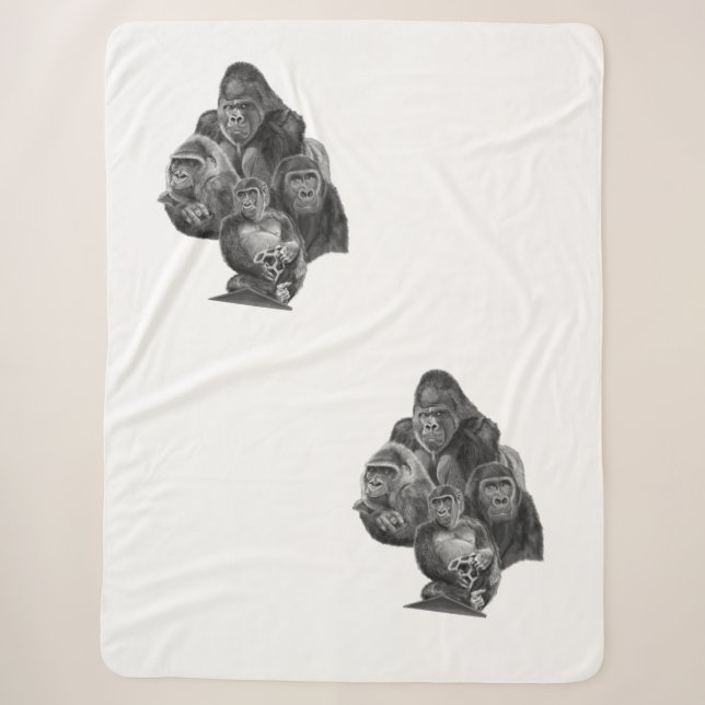 Gorilla Blanket (ゴリラのブランケット）Gorilla Life SHOP (Front)