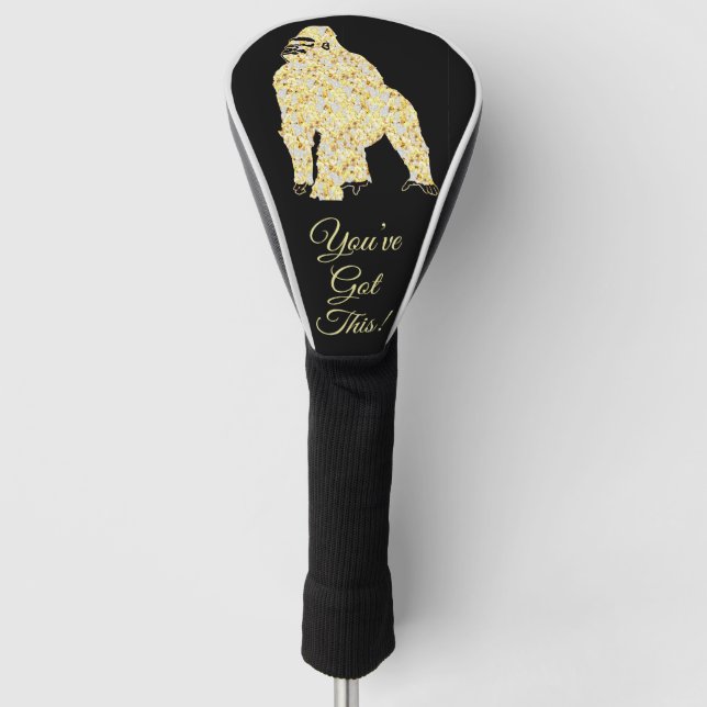 GORILLA BLING GOLF HEAD COVER (Front)