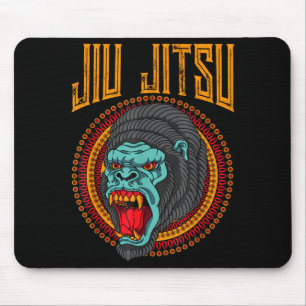 Gorilla Brazilian Jiu Jitsu Mouse Pad