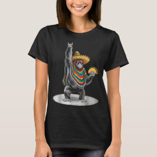 Gorilla carrying taco funny cinco de mayo boys men T-Shirt