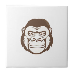 Gorilla Cartoon Drawing Tile