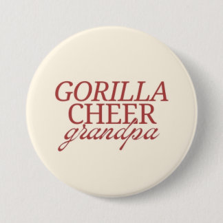gorilla cheer grandpa 3 inch round button