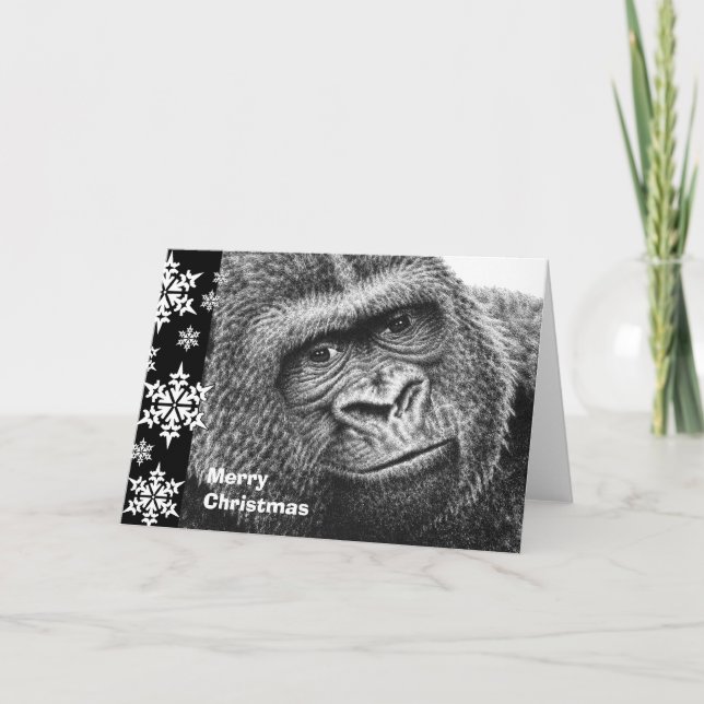 Gorilla Christmas Card (Front)