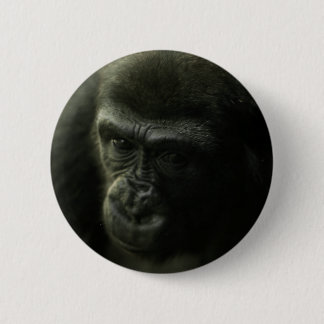 Gorilla Closeup.png 2 Inch Round Button