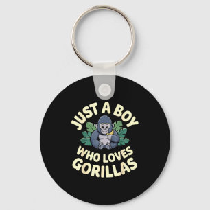 Gorilla Costume For Boys Men Kid Animal Lover Monk Keychain