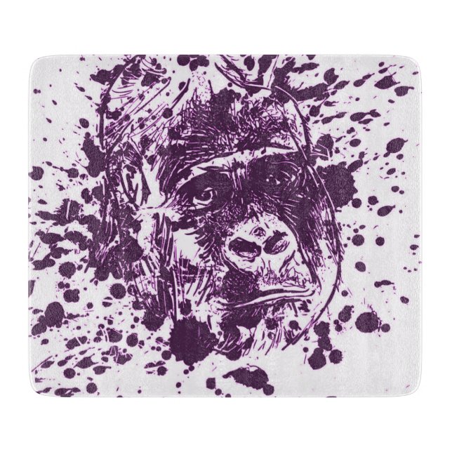Gorilla Cutting Board (Front)