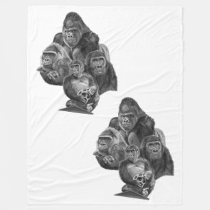 Gorilla Family Blanket Gorilla family blanket (Gor