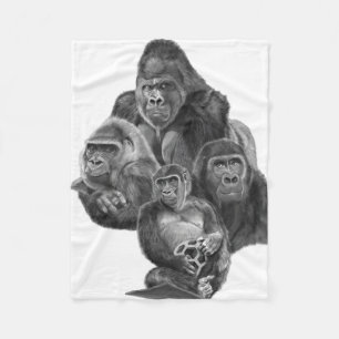 Gorilla Family Blanket Gorilla family blanket (Gor