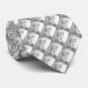 Gorilla Family BW Sketch Effect Tie