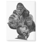 Gorilla Family Magnet (ゴリラ家族のマグネット）Gorilla Life