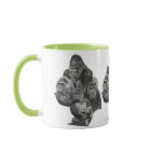 Gorilla Family Mug (ゴリラ家族のマグカップ）Gorilla Life