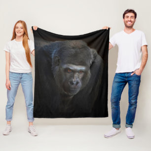 Gorilla Fleece Blanket