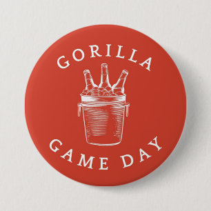 Gorilla Game Day Bucket 3 Inch Round Button