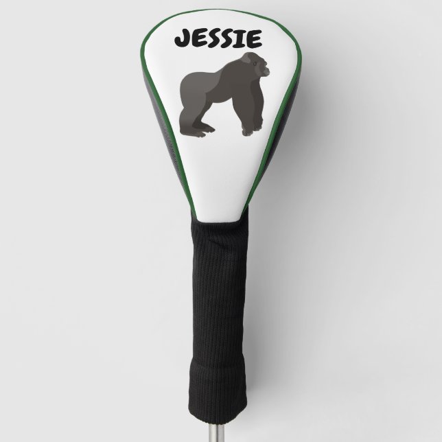 GORILLA GOLF HEAD COVER FUNNY PERSONALIZED (Front)