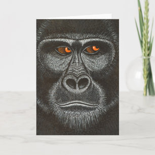 Gorilla Greeting Card