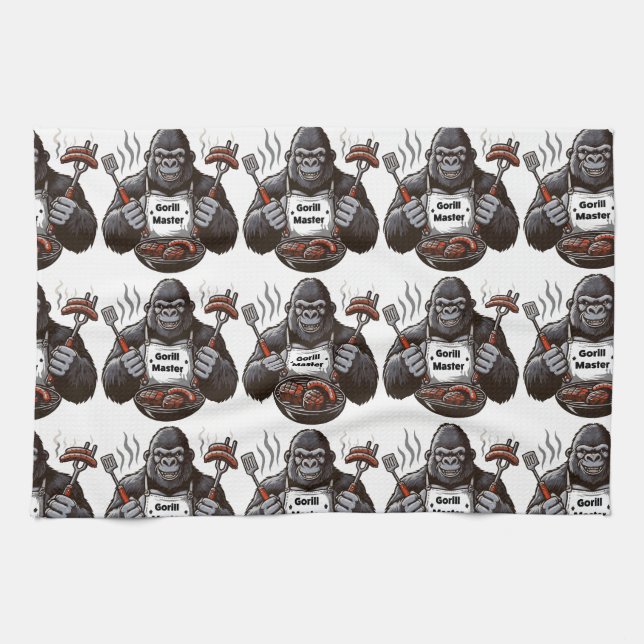 Gorilla Grill Master Kitchen Towel (Horizontal)