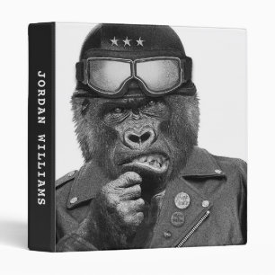Gorilla Guy   Add Your Name Binder