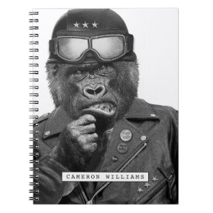 Gorilla Guy   Add Your Name Notebook