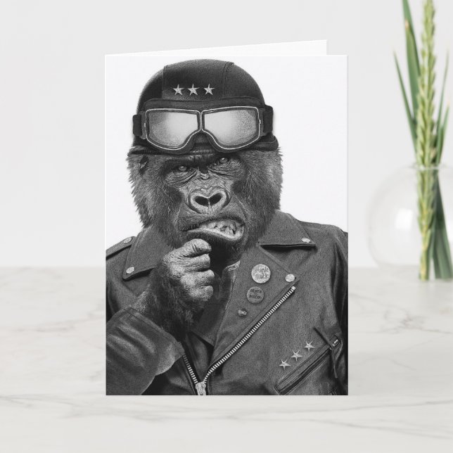 Gorilla Guy Card (Front)