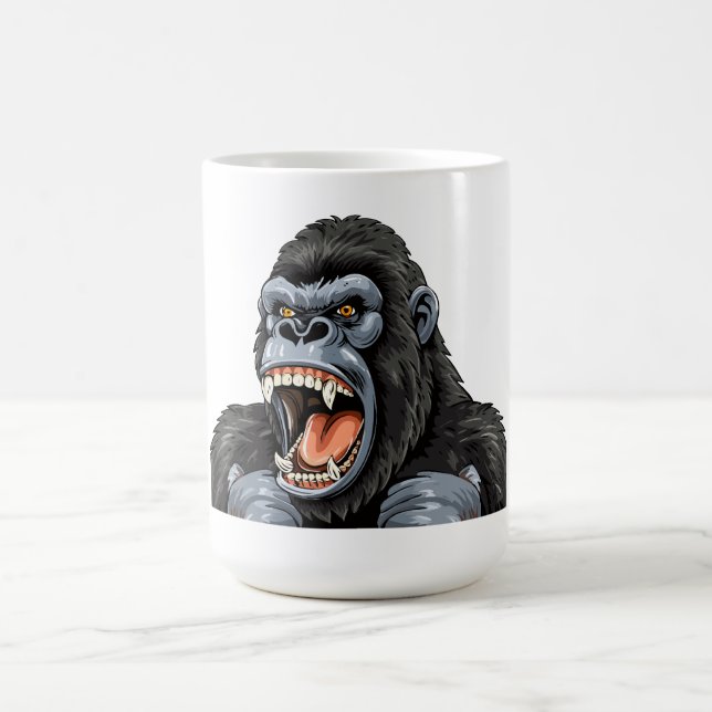 Gorilla head coffee mug (Center)
