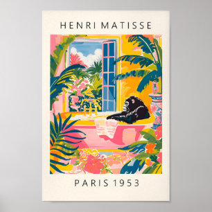 Gorilla In Bathtub Pink Poster, Dopamine Decor, Ma Poster