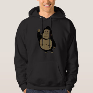 Gorilla King  Alpha   Ape Wildlife Hoodie