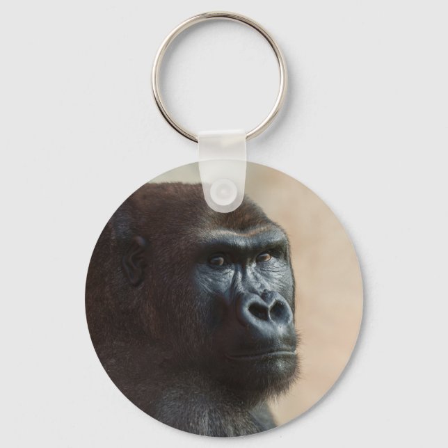 Gorilla Lope Close-up Keychain (Front)
