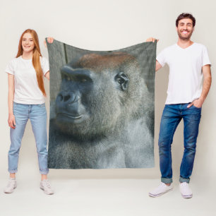Gorilla Lope Fleece Blanket