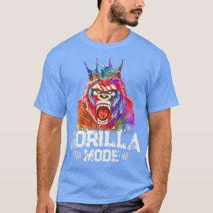 Gorilla ModeKing Beast Workout Gym Motivation Fitn T-Shirt