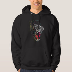 Gorilla Monkey Ape Headphones Hoodie