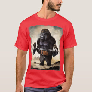 Gorilla Muscle Training Weightlifting T-Shirt