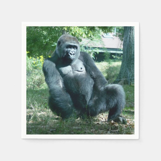Gorilla Paper Napkins (Front)