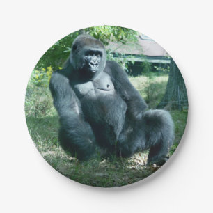 Gorilla Paper Plates